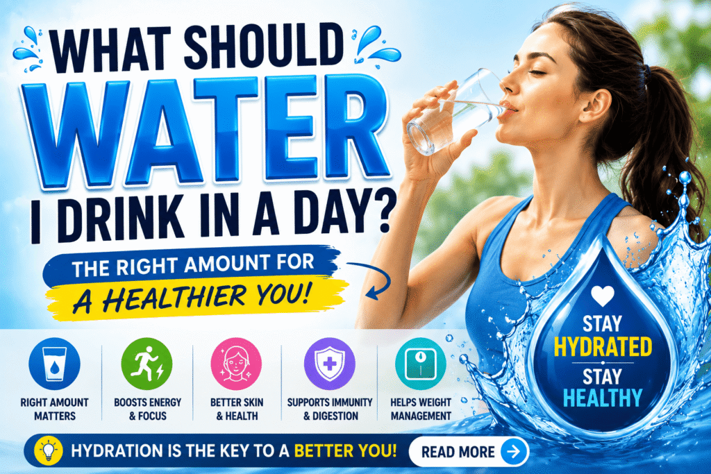 what should water i drink in a day