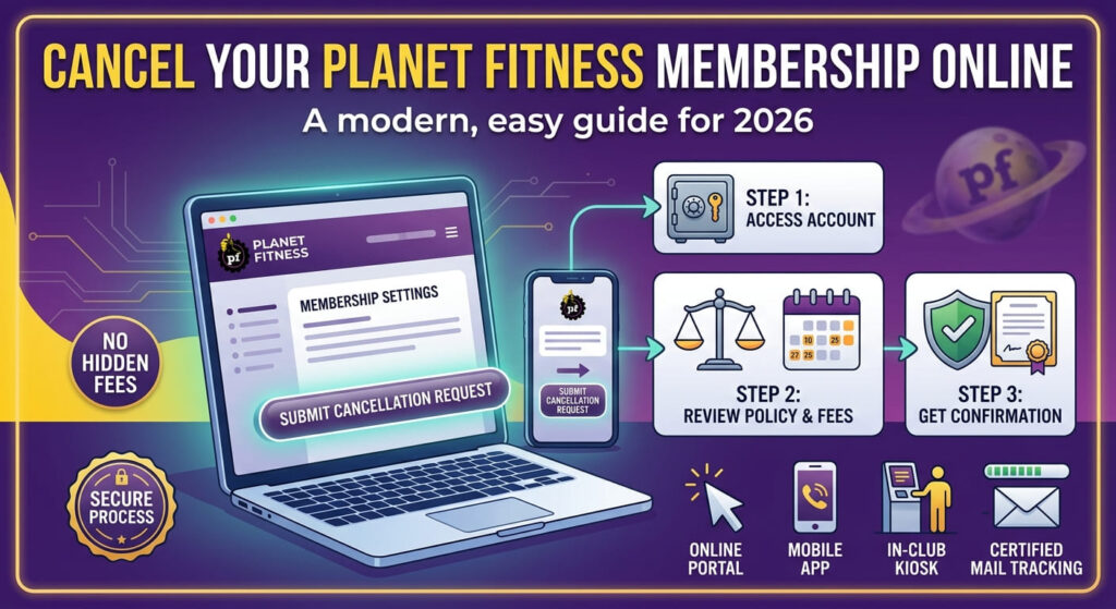 How to Cancel Planet Fitness Membership Online