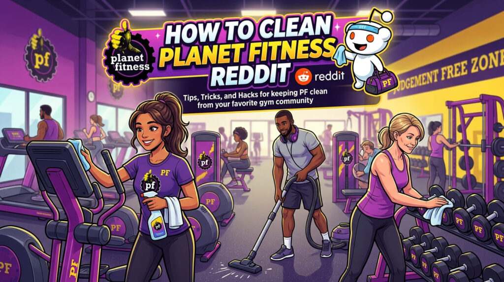 how to clean planet fitness