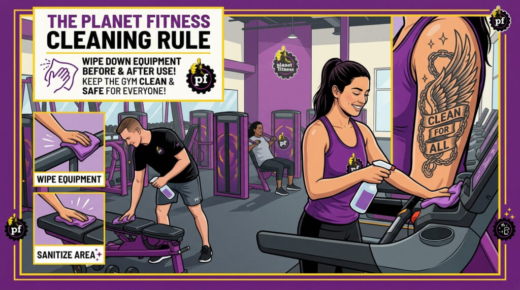 The Planet Fitness Cleaning Rule